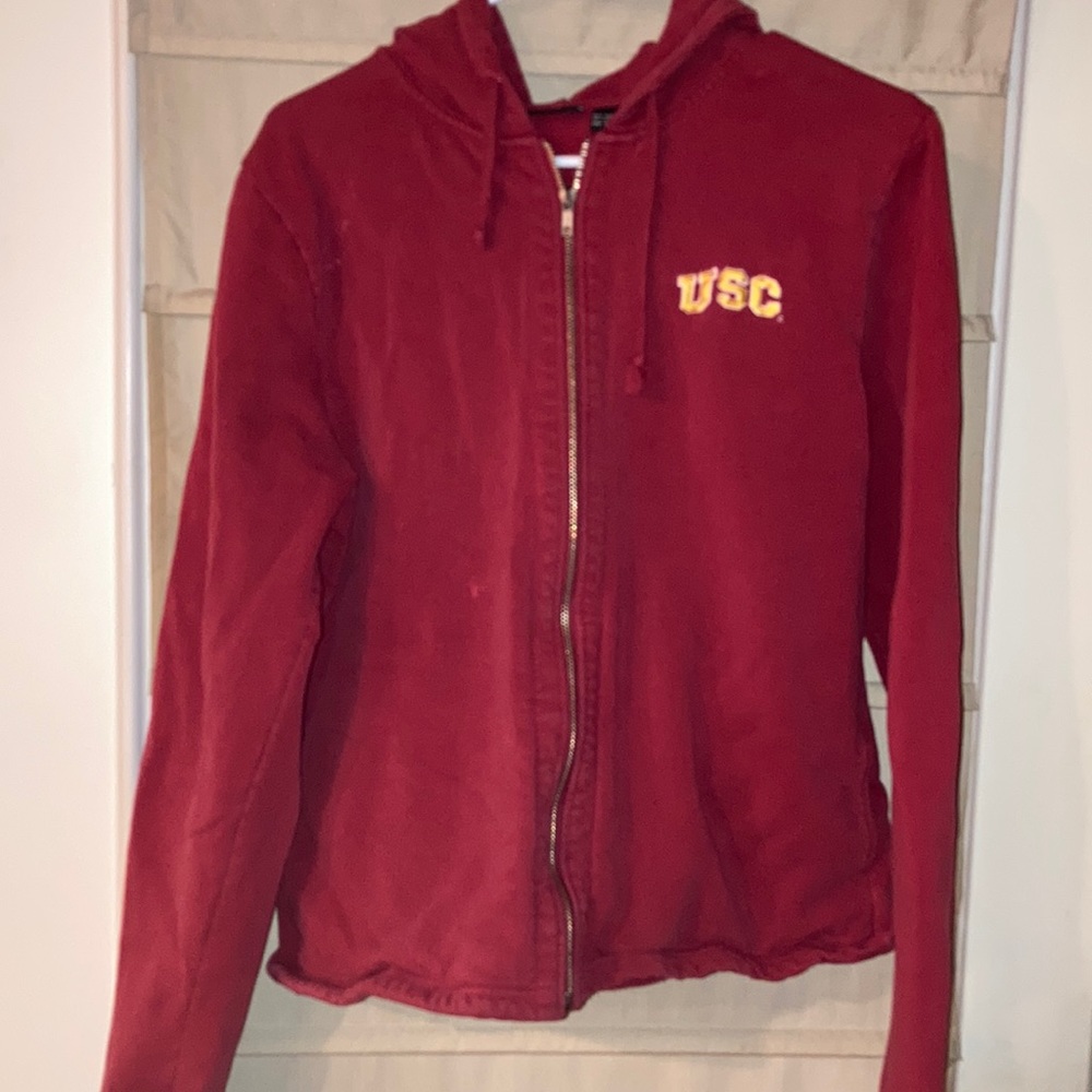 USC Trojans Boys XL Full Zip hoodie jacket
